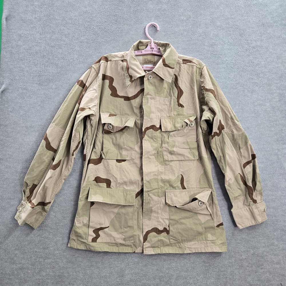 UNICOR Men Button Up Shirt MEDIUM LONG Desert Camo